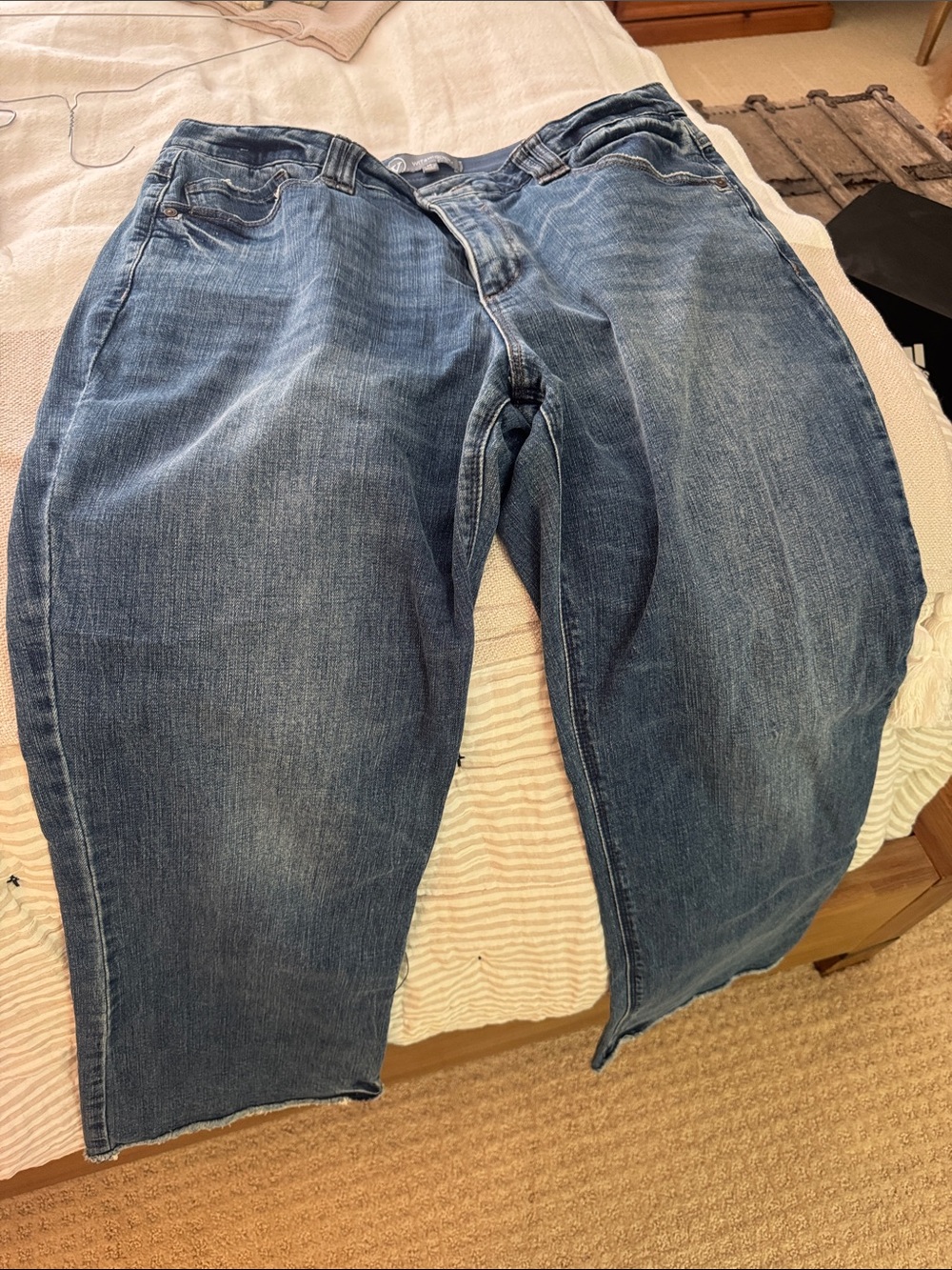 Wit & Wisdom Men's Dark Blue Relaxed Straight Jeans